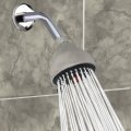 Yoo Mee High Pressure Fixed Shower Head Strong Powerful Boosting Against Low Flows- 3 Function Wall Mount Rain Shower Removable 