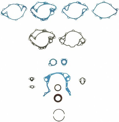 2707-1 Engine Gasket Set R A C E Remainder To Assemble Complete With Rear Main Seal Timing Cover And Fuel Pump Gaskets Silicone