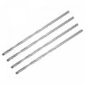 Uxcell 6mm Cutting Dia Cemented Carbide Twist Extra Long Drill Bit With Round Straight Shank For Hardened Steel Stainless 200mm