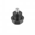 X Autohaux 1 Set M18x1 5 Oil Drain Plug Magnetic Aluminum Sump Nut Bolt With Washer For Car Motorcycle Black