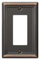 Amertac 149rdb Chelsea Steel Single Rocker-gfci Wallplate Aged Bronze 