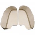 Secosautoparts Leather Front Door Panel Armrest Cover Beige Tan Compatible With Ridgeline 2006-2014