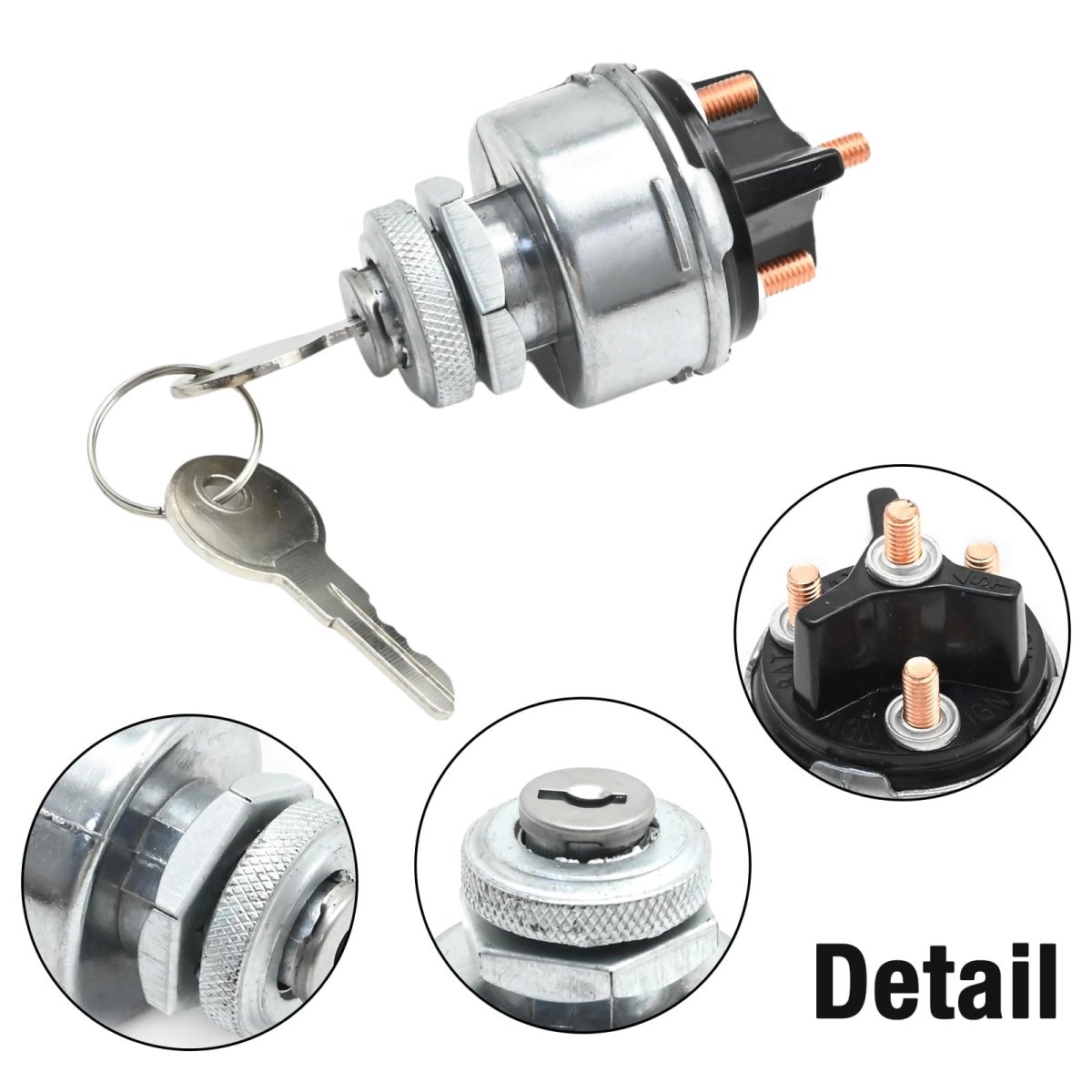 Saihisday 641833 Ignition Switch Replacement For Kubota Tractor G3200 G4200 G4200h G5200h G6200h M4030 M4700 M4800 M5030
