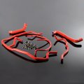 Silicone Radiator Hose Kit With Clamps For Chevy Corvette Z06 7 0l V8 1906 1908 Red 4 5mm Thickness High Temperature Resistance 
