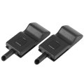 2pcs Black Door Interior Lock Knobs Front Or Rear For Chevrolet Silverado Cadillac Gmc 