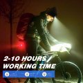 Usb Rechargeable Led Beanie Lights For Hat Diy 3 Brightness Modes Hands Free Headlamp With Rubber Pieces 2 Pack