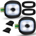 Led Usb Rechargeable Beanie Light With Rubber Piece For Hat Craft Kits Easy Install And Replaceable Headlamp Diy Unisex 