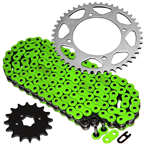 Caltric compatible with Drive Chain and Sprockets Kit Yamaha XV250 Route 66 1988 1989 1990 
