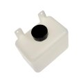 Coolant Reservoir With Cap And Mounting Brackets Plastic White Material 3 Hole Alx-pau-rb-603-001-cl360a50 Replacement Part 