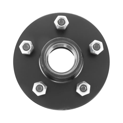 5 On 4 In Trailer Hub Kit Replacement For 3500 Lbs Spindle With Bearing 4 Piece Set