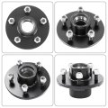 5 On 4 In Trailer Hub Kit Replacement For 3500 Lbs Spindle With Bearing 4 Piece Set