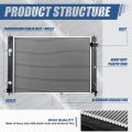 Dpi 13284 Factory Style 1-row Cooling Radiator Compatible With Infiniti M37 M56 Q70 Q70l 2011-2019 Aluminum Core