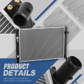Dpi 13284 Factory Style 1-row Cooling Radiator Compatible With Infiniti M37 M56 Q70 Q70l 2011-2019 Aluminum Core