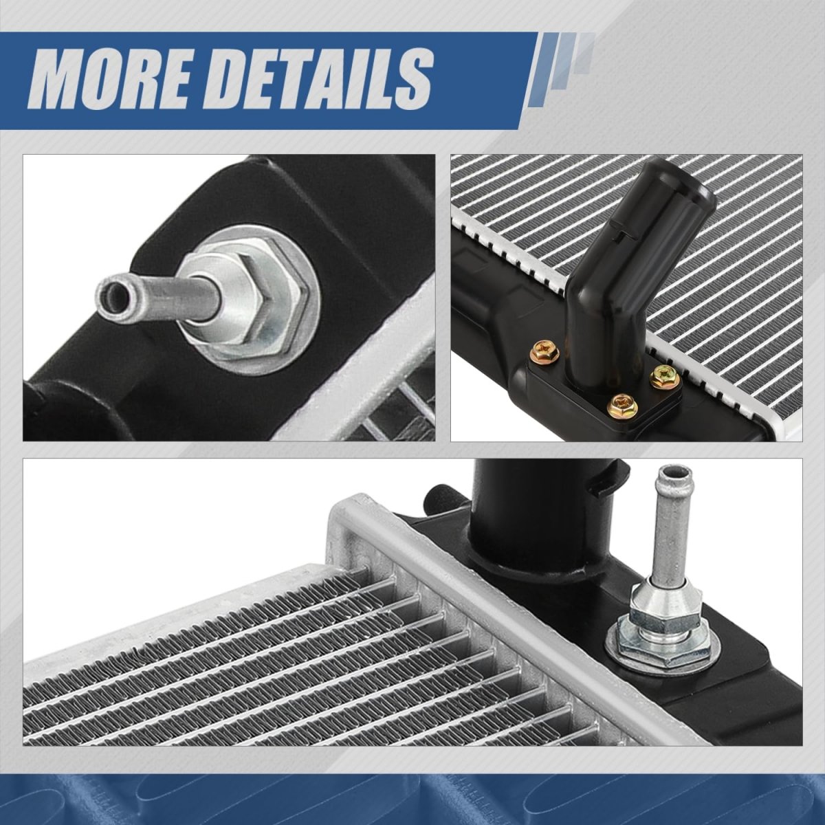 Dpi 13284 Factory Style 1-row Cooling Radiator For Infiniti M37 M56 Q70 Q70l 2011-2019 Aluminum Core