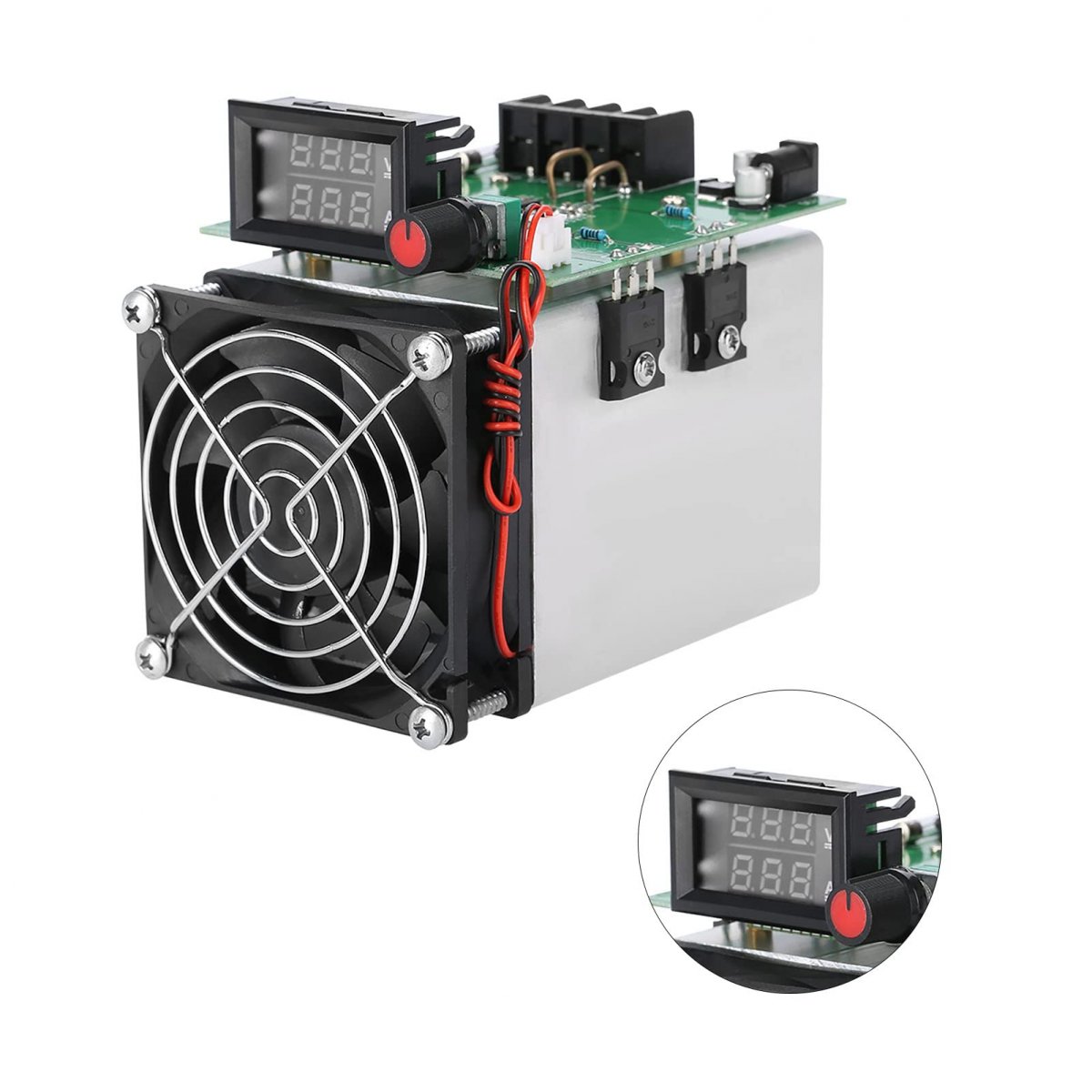 Electric Discharge Monitor Electronic Load 12v 250w Constant Current Board Burnin Module 0 To 20a With Voltage And Display
