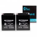 2-pack Ub-ytx14ah-bs Battery Replacement For 1999 Kawasaki Vn800-a B C E Vulcan Classic Drifter 800 Cc Motorcycle Factory 