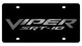 Eurosport Daytona For Dodge Viper Srt10 License Plate On Black Steel 