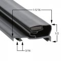 Hobart Qf2 Gasket Magnetic Door Seal 26 1 4 X 62 3 Compatible With Part 268420-18