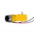 Upmsx 4 Pcs Tt Dc Gearbox Motor Dual Shaft 3-6v Gear For Arduino Smart Car Robot 