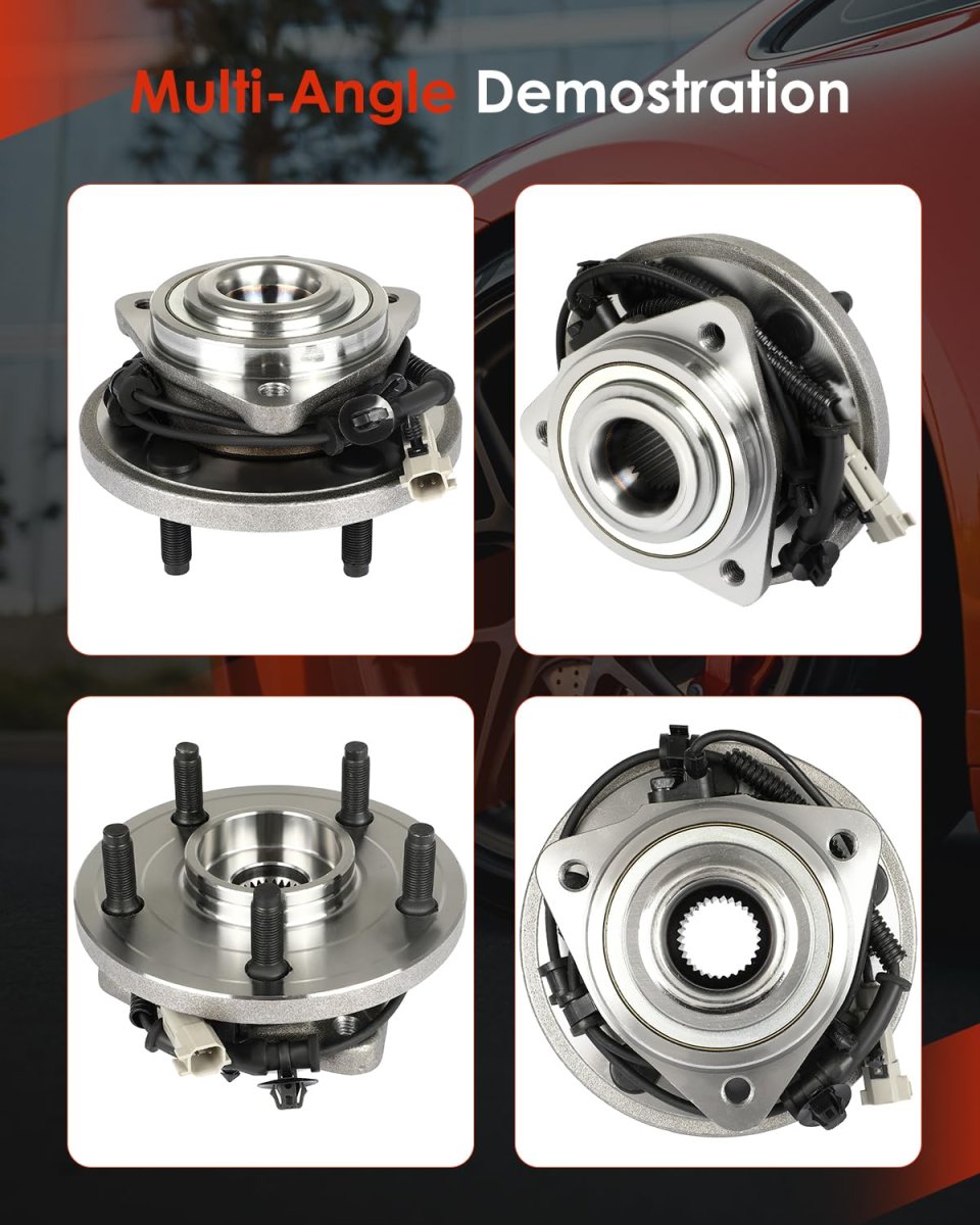 513234 Front Wheel Hub Bearing Assembly With Abs For Jeep Grand Cherokee 2005 To 2009 And Commander 2006 5 Bolts 29 Splines