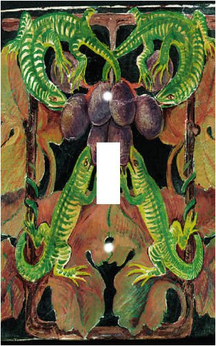 Lizards And Fruits Decorative Switchplate Cover