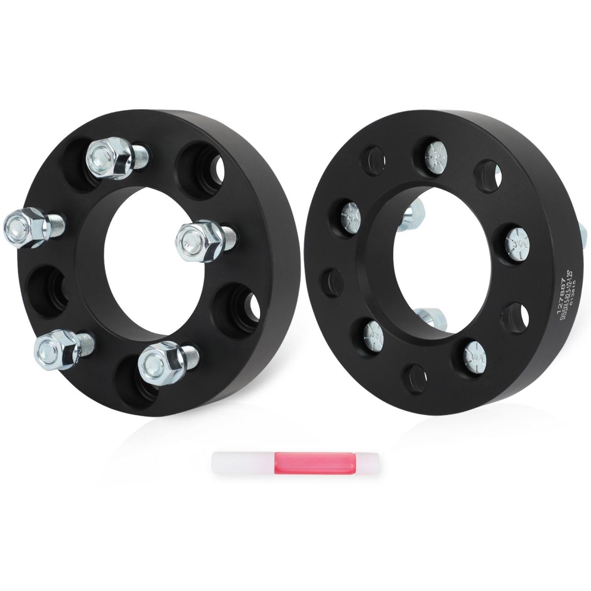 1 25 In Wheel Adapters 5x5 To 5x4 5 Bore 82 5mm For Jeep Wrangler 2007 2017 Commander 2006 2010 2 Pieces Black Conversion