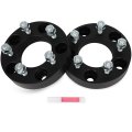 1 25 In Wheel Adapters 5x5 To 5x4 5 Bore 82 5mm For Jeep Wrangler 2007 2017 Commander 2006 2010 2 Pieces Black Conversion