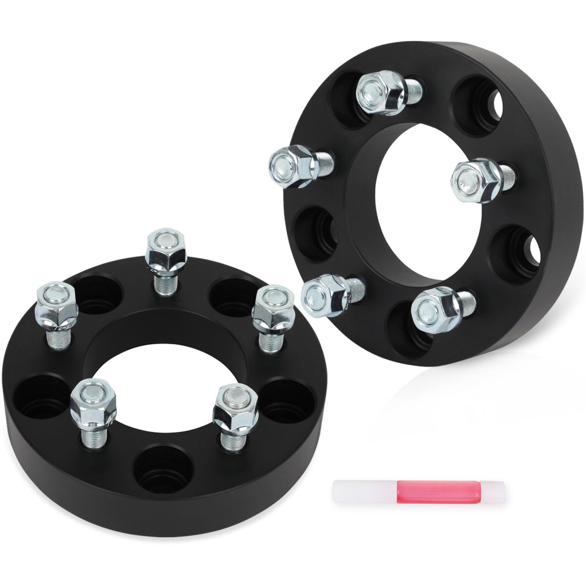 1 25 In Wheel Adapters 5x5 To 5x4 5 Bore 82 5mm For Jeep Wrangler 2007 2017 Commander 2006 2010 2 Pieces Black Conversion