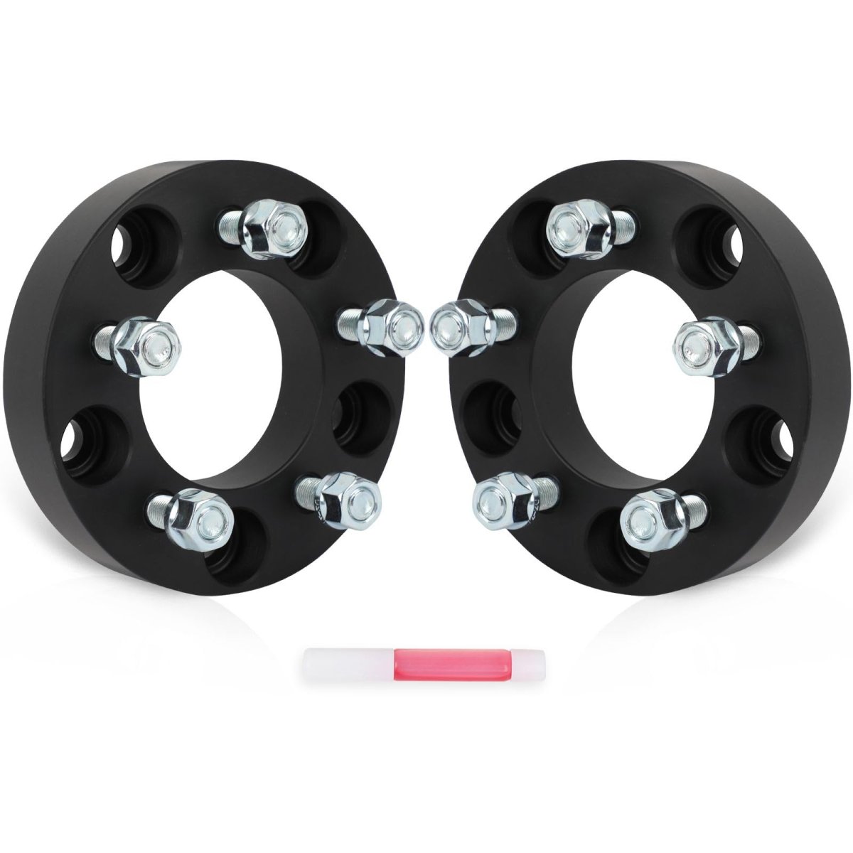 1 25 In Wheel Adapters 5x5 To 5x4 5 Bore 82 5mm For Jeep Wrangler 2007 2017 Commander 2006 2010 2 Pieces Black Conversion
