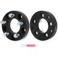 1 25 In Wheel Adapters 5x5 To 5x4 5 Bore 82 5mm For Jeep Wrangler 2007 2017 Commander 2006 2010 2 Pieces Black Conversion