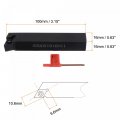 Uxcell Indexable Cnc Lathe Turning Tool Holder 107 5a Sdqcr1616h11 5 8 Shank 40crmo Steel Carbide For Grooving Threading