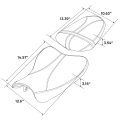 Tcmt Black Rider Passenger Seat Fit For Suzuki Gsxr1000 Gsxr 1000 2007-2008 2008 07