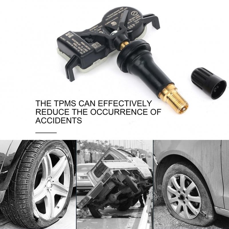 Programmed Tire Pressure Sensor Tpms Fits For Selsct Dodge Jeep Models 433mhz 4pcs
