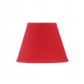 Aspen Creative 32431 Empire Hardback Lamp Shade 5 X 9 7 Rich Red Fabric W Spider Fitter 