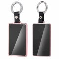Tesla Model 3 Y Key Card Holder Case Soft Tpu Full Protection Shell With Diamond And Simple Chains Pink 2 Pack 