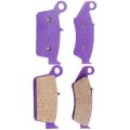Carbon Fiber Brake Pads Front And Rear Fa131 Fa185 Fits For Gas Ec125 2001-2009 2 Pairs 