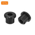 16pcs Rubber Grommets 3 8 10mm Drill Hole 1 4 6mm Id Top Hat Grommet Black Silicone Plug Gasket For Wiring Automotive