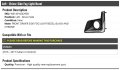 Left Driver Side Fog Light Bezel Black And Chrome Compatible With 2016-2017 Subaru Crosstrek