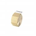 Uxcell Brass Cap 5pcs G3 8 Female Pipe Fitting Hex Compression Stop Valve Connector