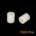 Uxcell 1000pcs Abs Round Spacers Washers Od 7mm Id 3mm Height 8mm For M3 Screws