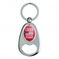 Graphics More I Stand For The Flag Kneel Cross Usa American Patriotic Keychain Chrome Metal Spinning Oval Bottle Opener
