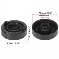X Autohaux 2pcs 75mm Inner Diameter 36mm Height Car Rubber Housing Seal Caps Headlight Dust Cover Waterproof Dustproof