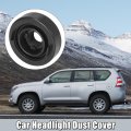 X Autohaux 2pcs 75mm Inner Diameter 36mm Height Car Rubber Housing Seal Caps Headlight Dust Cover Waterproof Dustproof