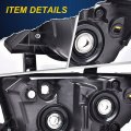 G-plus Headlights Assembly W O Blubs Compatible With 2007-2013 Toyota Tundra 2008-2017 Sequoia Bumper Headlamp Cleara Lensa