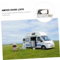 Favomoto 1 Pc Trailer Lock Rv Doors Recreational Vehicle Replacement Drawer Stainless Steel Car Lock Travel