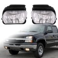 Kyyet Driving Fog Lights Lamps For Chevy Silverado 2003 2004 2005 2006 2007 Avalanche 2002-2006 Clear Lens
