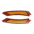 Kyyet Compatible With Bmw E90 E91 Lci 2009 2010 2011 4 Door Sedan Side Marker Lamps Bumper Reflector Amber Lens