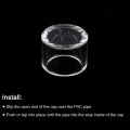 Uxcell 4pcs Pipe End Cap Fitting 20mm 0 79 Clear Acrylic Plug Adapter Fittings For Connecting Water Pipes