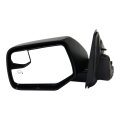 Driver Side Door Mirror For Mercury Mariner 2008 2009 2010 2011 Heated Power Glass Textured Black Manual Folding Al8z17682ca 