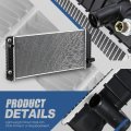 Auto Dynasty 15 16 Inches Thick Core Dpi 1341 Factory Style 1-row Cooling Radiator Compatible With Buick Skylark Chevy Beretta